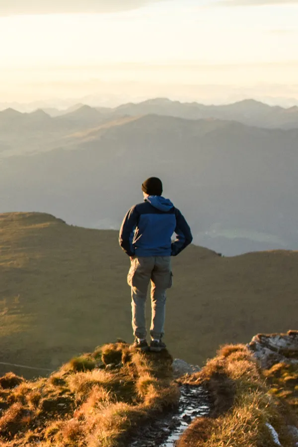 Low-Sperm-Count-Treatment A man on a mountaintop looks out onto the horizon. Get low sperm count treatment from Kane Lai, MD in Dallas-Fort Worth Metroplex.